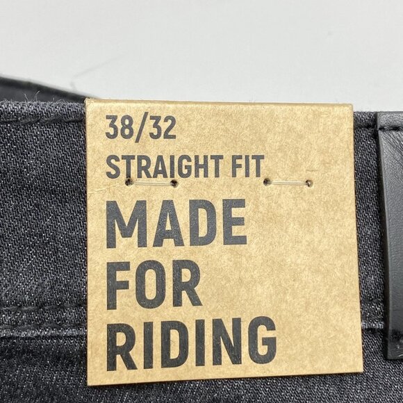 John Doe Men's Taylor Protective Motorcycle Jeans – Size 38/32 – Black Padded - Picture 9 of 16